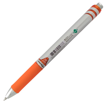 Pentel EnerGel RTX Retractable Liquid Gel Pen, (0.7mm) Metal Tip, Medium Line,Orange Ink (BL77-F)