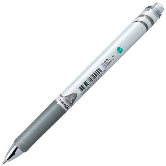 Pentel EnerGel RTX Retractable Liquid Gel Pen, (0.7mm) Medium line, Gray Ink (BL77-N), 48 Dozen