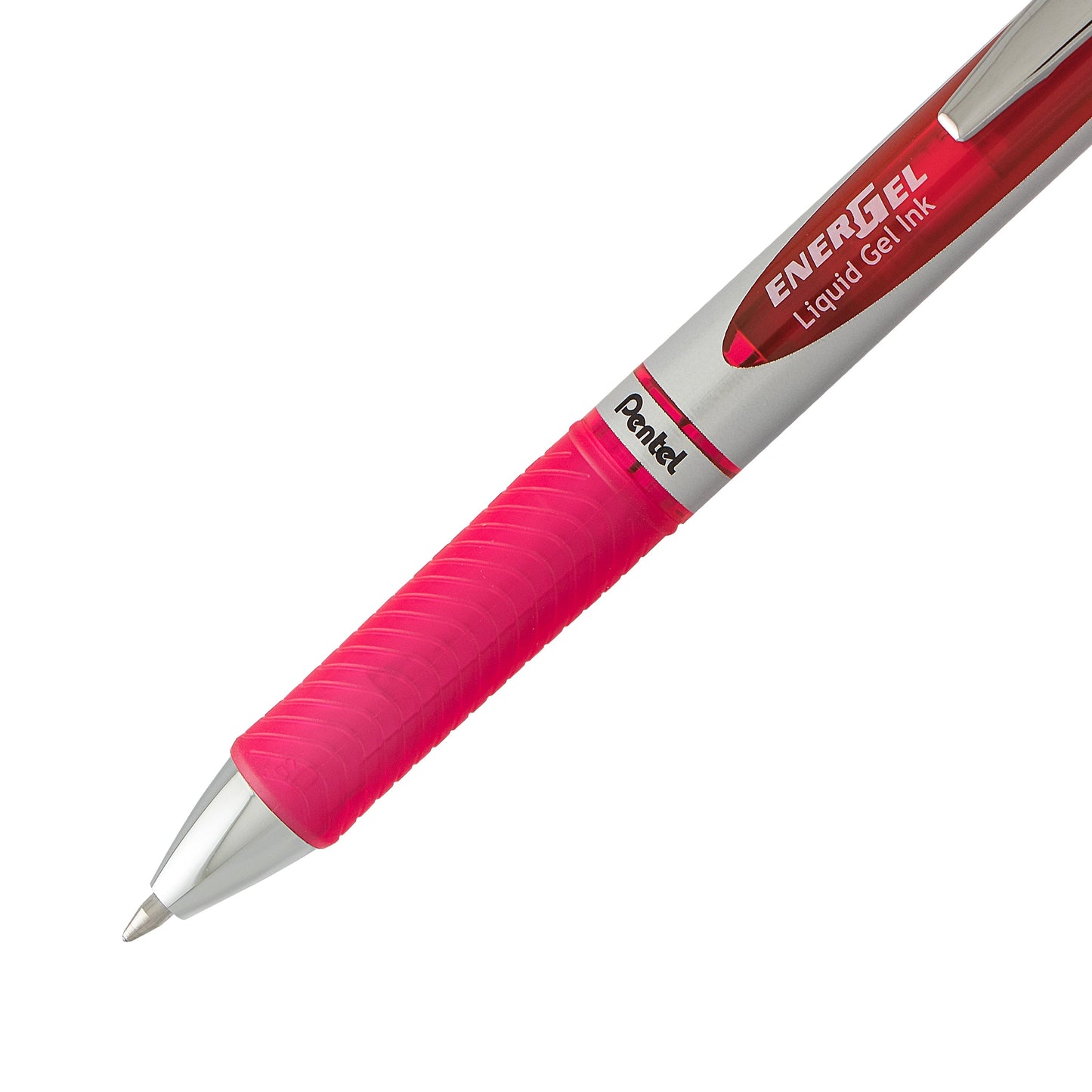 Pentel EnerGel RTX Retractable Liquid Gel Pen, (0.7mm) Metal Tip, Medium Line, Pink Ink (BL77-P), 48 Dozen