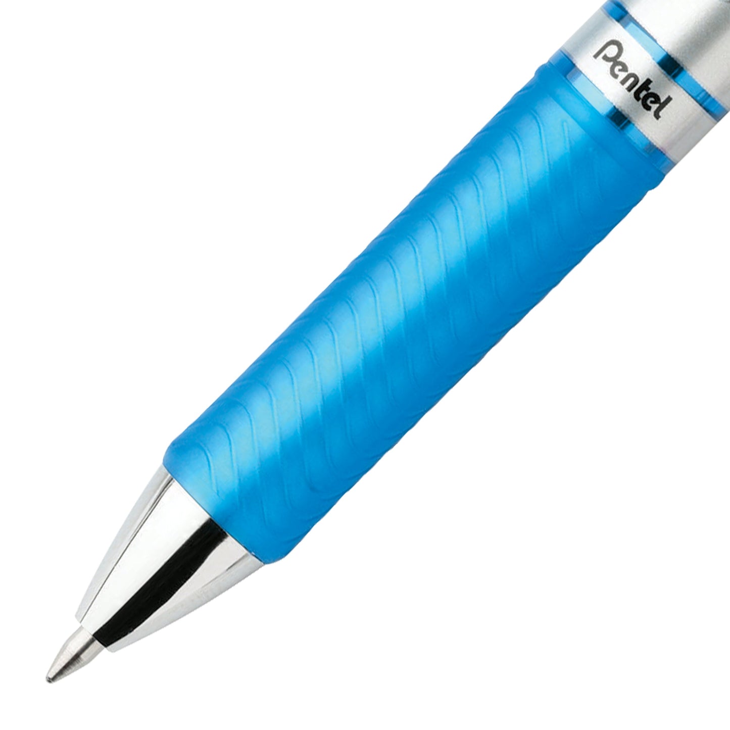 Pentel EnerGel RTX Retractable Liquid Gel Pen, (0.7mm) Metal Tip, Medium Line, Assorted Ink (P/S/V) 3-Pk (BL77BP3M1)