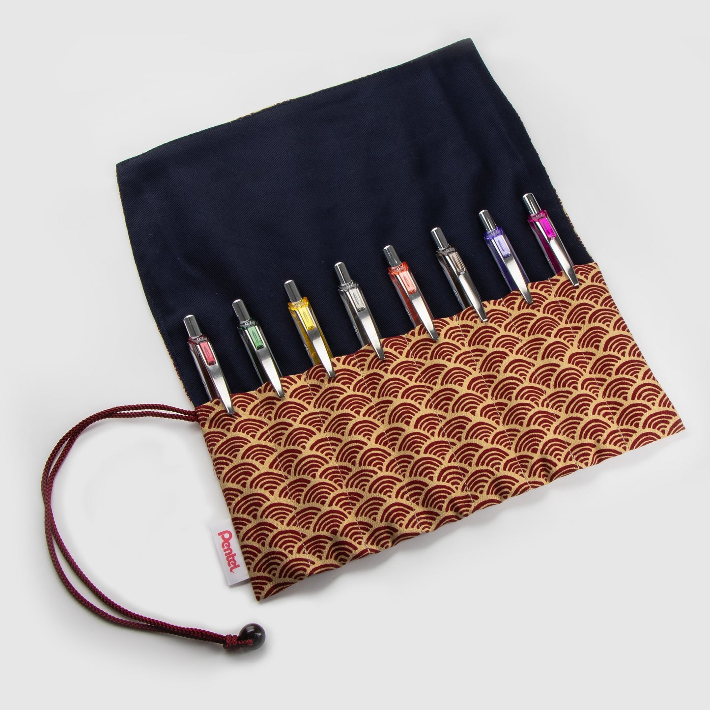 EnerGel RTX Retractable Liquid Gel Pen, (0.7mm) Medium Line, Metal Tip, Assorted Ink, 8-Pk (BG,D3,G,N,P3,SP,V3,V4) (BL77BP8M3)