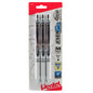 EnerGel Pearl Retractable Liquid Gel Pen, (0.7mm) Metal Tip, Medium Line, Black Accent, Black Ink 3-Pk (BL77WBP3A)