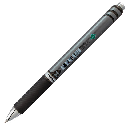 EnerGel RTX Retractable Liquid Gel Pen, (1.0mm) Metal Tip, Bold Line, Black Ink (BL80-A)