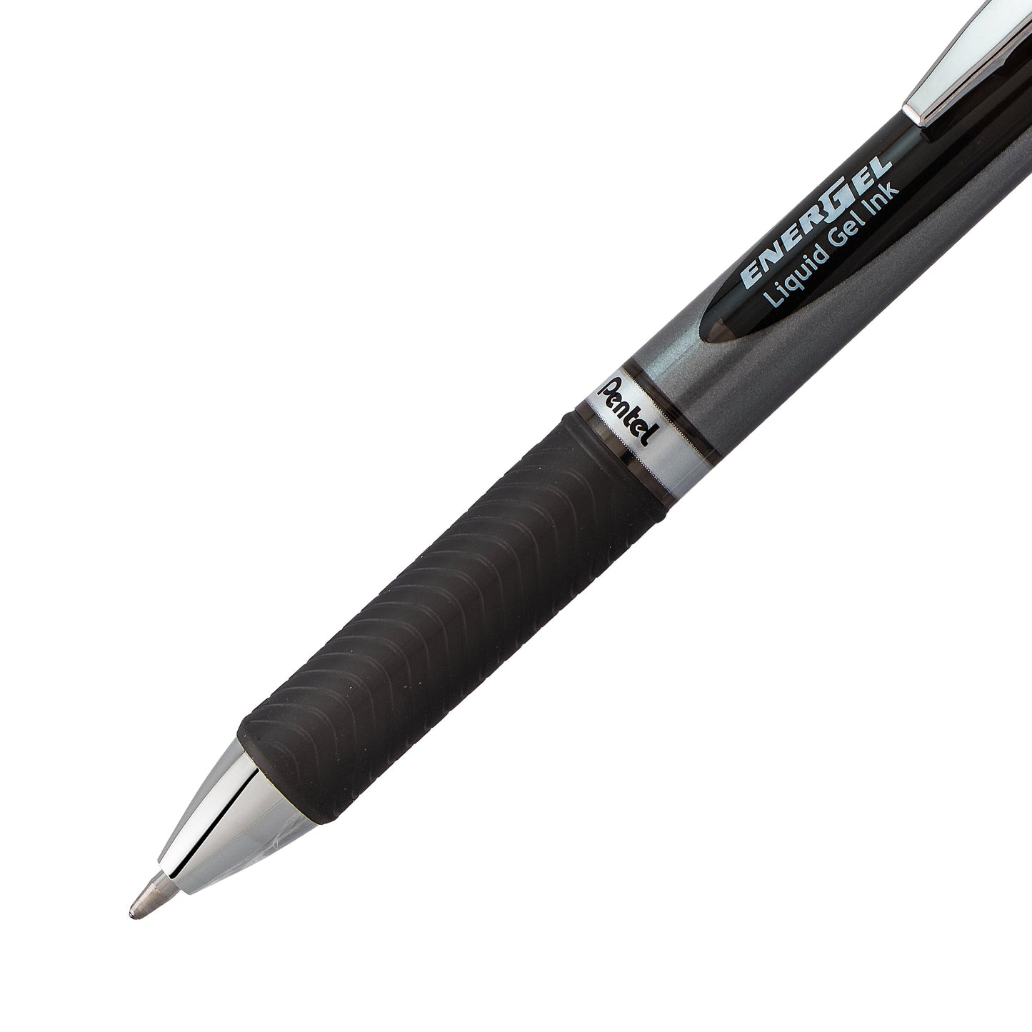 EnerGel RTX Retractable Liquid Gel Pen, (1.0mm) Metal Tip, Bold Line, Black Ink (BL80-A)