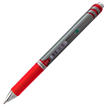 Pentel EnerGel RTX Retractable Liquid Gel Pen, (1.0mm) Metal Tip, Bold Line, Red Ink (BL80-B)