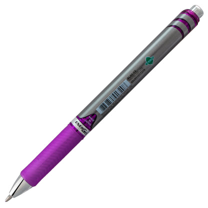 Pentel EnerGel RTX Retractable Liquid Gel Pen, (1.0mm) Metal Tip, Bold Line, Violet Ink (BL80-V)
