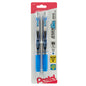 EnerGel RTX Retractable Liquid Gel Pen, (1.0mm) Metal Tip, Bold Line, Blue Ink 2-Pk (BL80BP2C)