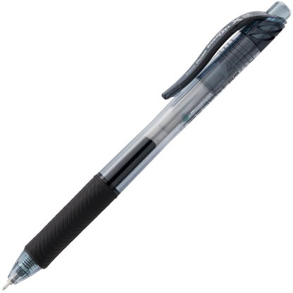 Pentel EnerGel-X Retractable Liquid Gel Pen, (0.5mm) Needle Tip, Fine Line, Black Ink (BLN105-A)