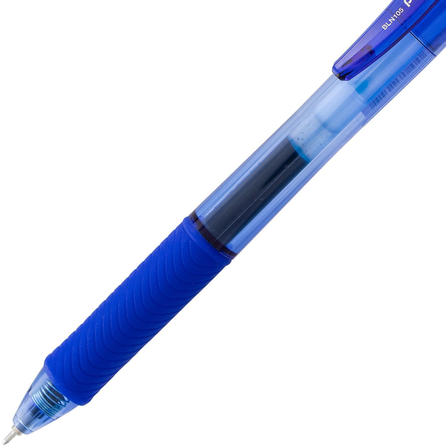 Pentel EnerGel-X Retractable Liquid Gel Pen, (0.5mm) Needle Tip, Fine Line, Blue Ink (BLN105-C)