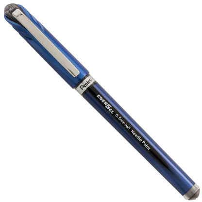 Pentel EnerGel NV Liquid Gel Pen, (0.5mm) Needle Tip, Fine Line Capped, Black Ink (BLN25-A), 48 Dozen