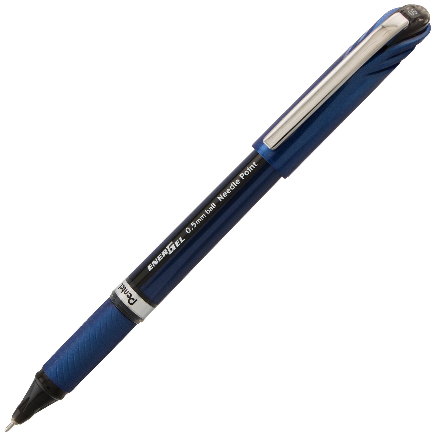 Pentel EnerGel NV Liquid Gel Pen, (0.5mm) Needle Tip, Fine Line Capped, Black Ink (BLN25-A), 48 Dozen