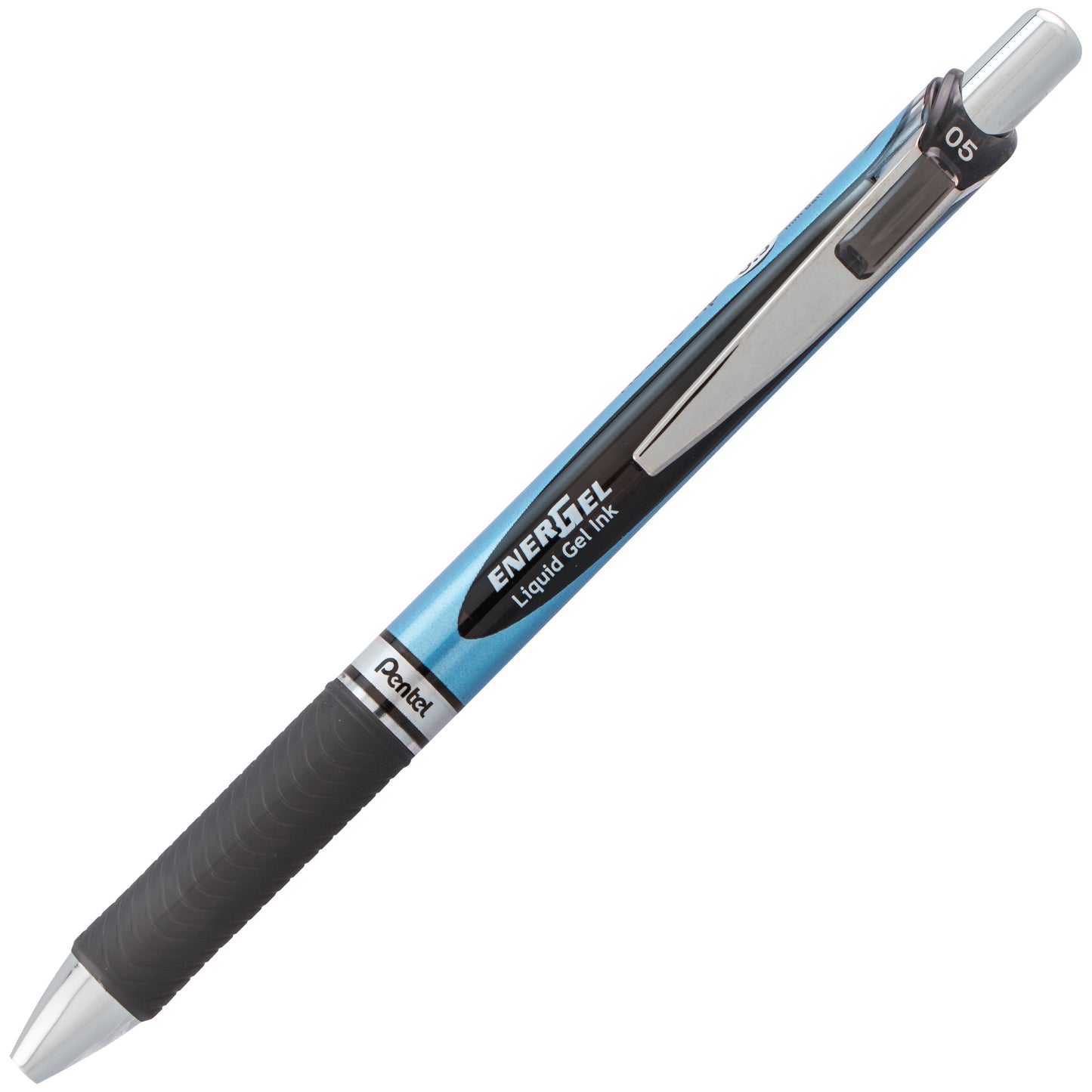 Pentel EnerGel RTX Retractable Liquid Gel Pen, (0.5mm) Needle Tip, Fine Line, Black Ink (BLN75-A)
