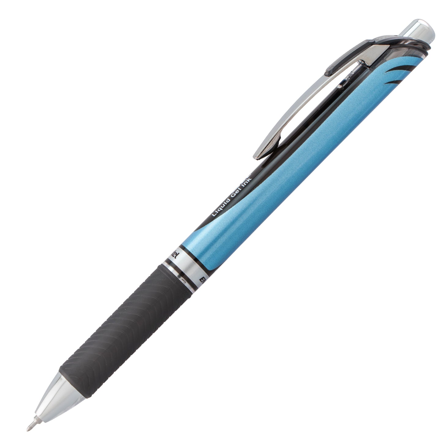 Pentel EnerGel RTX Retractable Liquid Gel Pen, (0.5mm) Needle Tip, Fine Line, Black Ink (BLN75-A)