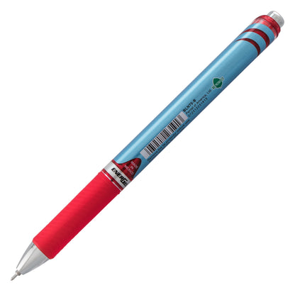 Pentel EnerGel RTX Retractable Liquid Gel Pen, (0.5mm) Needle Tip, Fine Line, Red Ink (BLN75-B)