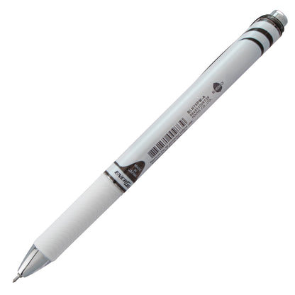 EnerGel Pearl Retractable (0.5mm) Needle Tip, Fine Line, Black Accent, Black Ink (BLN75PW-A)