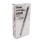 EnerGel Pearl Retractable (0.5mm) Needle Tip, Fine Line, Black Accent, Black Ink (BLN75PW-A)