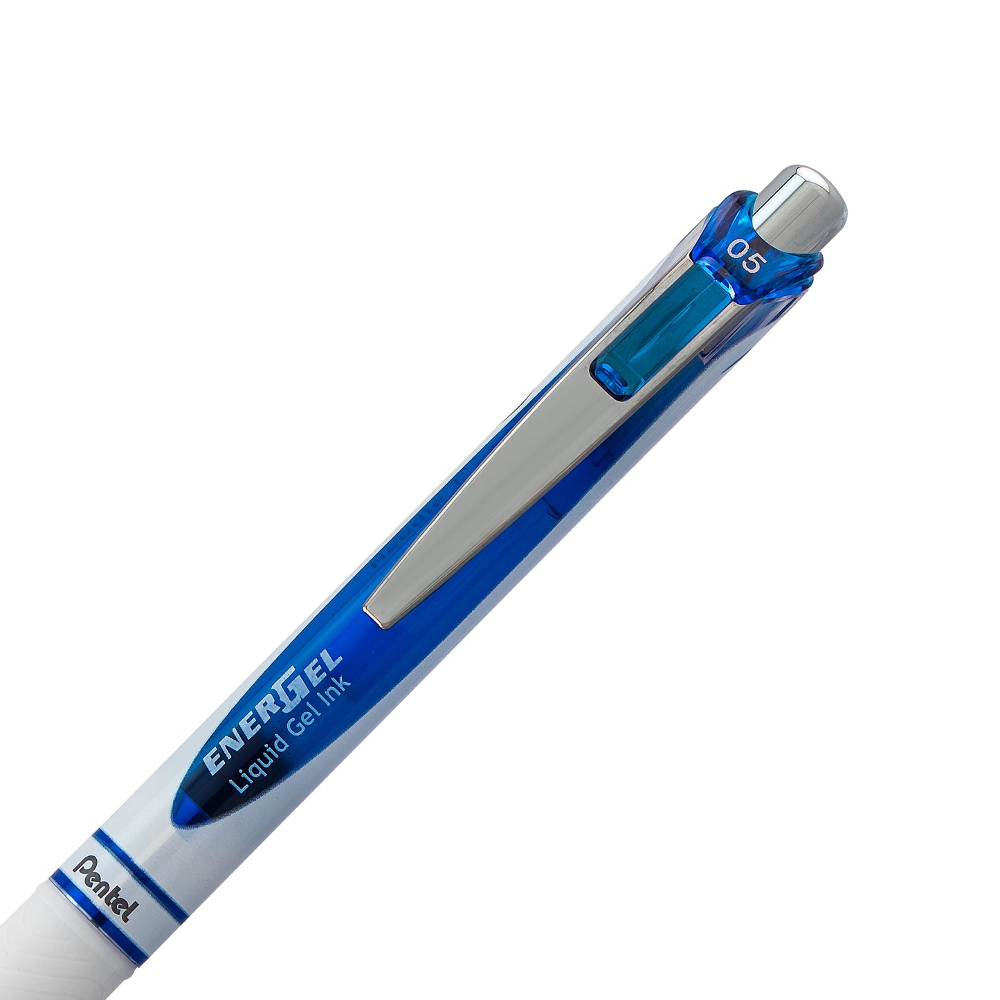 EnerGel Pearl Retractable (0.5mm) Needle Tip, Fine Line, Blue Accent, Blue Ink (BLN75PW-C)