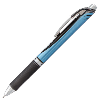 Pentel EnerGel RTX Retractable Liquid Gel Pen, (0.7mm) Needle Tip, Medium Line, Black Ink (BLN77-A)