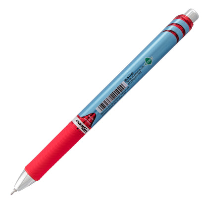 Pentel EnerGel RTX Retractable Liquid Gel Pen, (0.7mm) Needle Tip, Medium Line, Red Ink (BLN77-B)