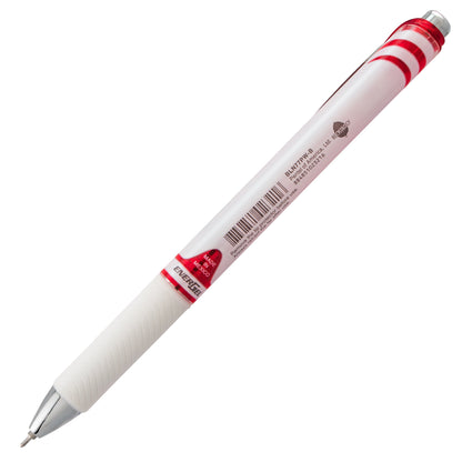 Pentel EnerGel Pearl Retractable Liquid Gel Pen, (0.7mm) Needle Tip, Medium Line, Red Ink (BLN77PW-B)