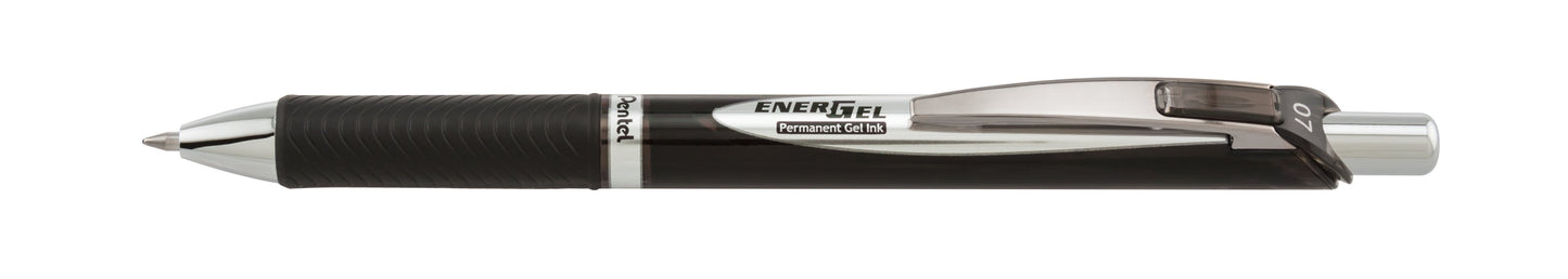 Pentel EnerGel PRO Permanent Gel Pen, (0.7mm) Medium Line, Black Ink (BLP77-A), 48 Dozen