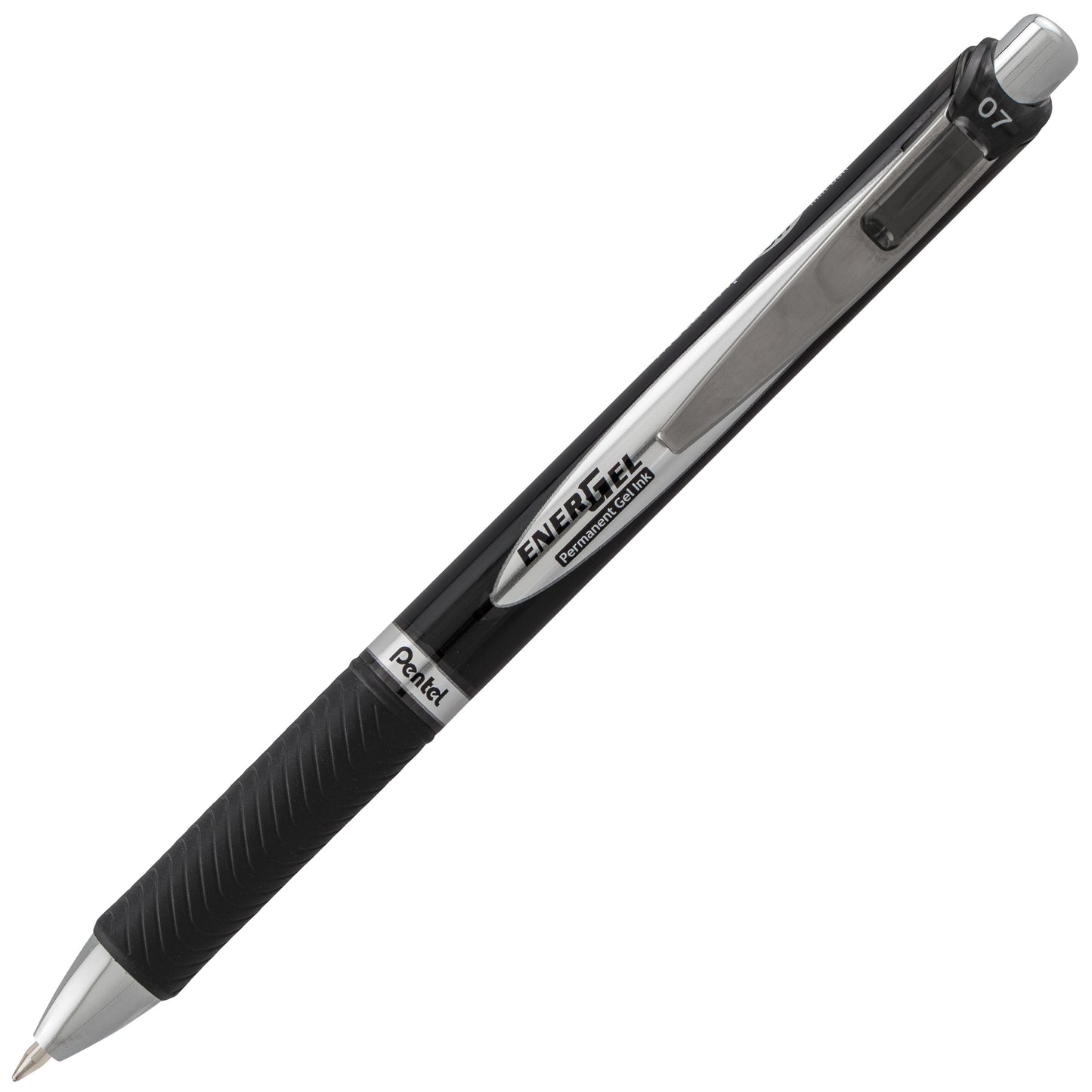 Pentel EnerGel PRO Permanent Gel Pen, (0.7mm) Medium Line, Black Ink (BLP77-A), 48 Dozen