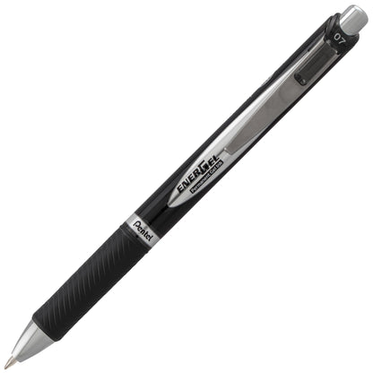 Pentel EnerGel PRO Permanent Gel Pen, (0.7mm) Medium Line, Black Ink (BLP77-A), 48 Dozen