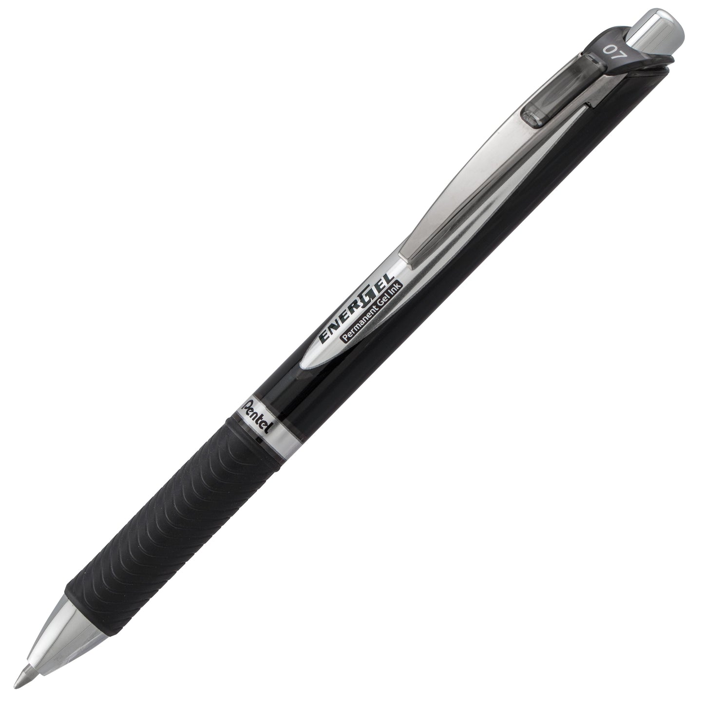 Pentel EnerGel PRO Permanent Gel Pen, (0.7mm) Medium Line, Black Ink (BLP77-A), 48 Dozen