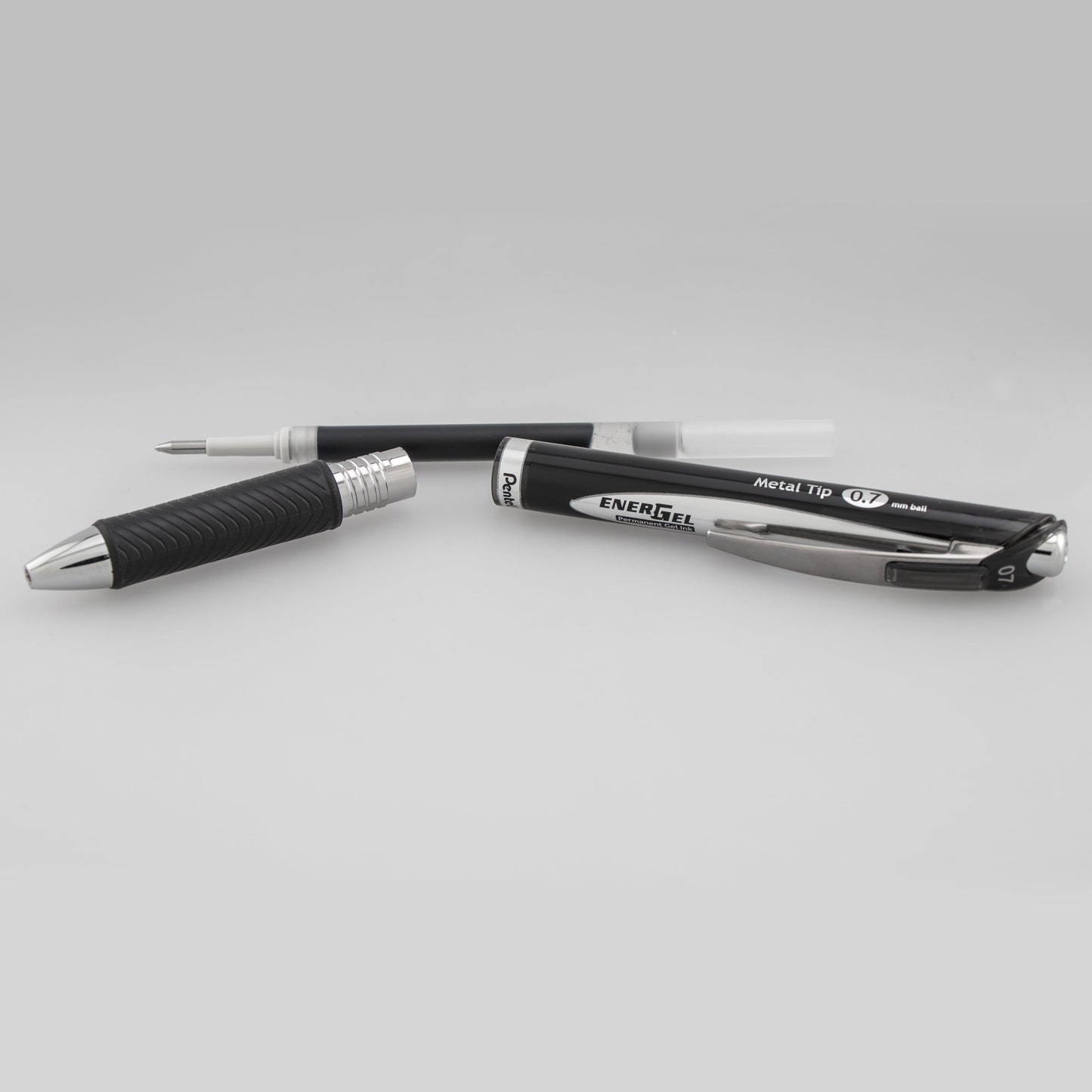 Pentel EnerGel PRO Permanent Gel Pen, (0.7mm) Medium Line, Black Ink (BLP77-A), 48 Dozen