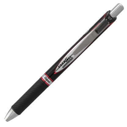 EnerGel PRO Permanent Gel Pen, (0.7mm) Medium Line, Red Ink (BLP77-B)