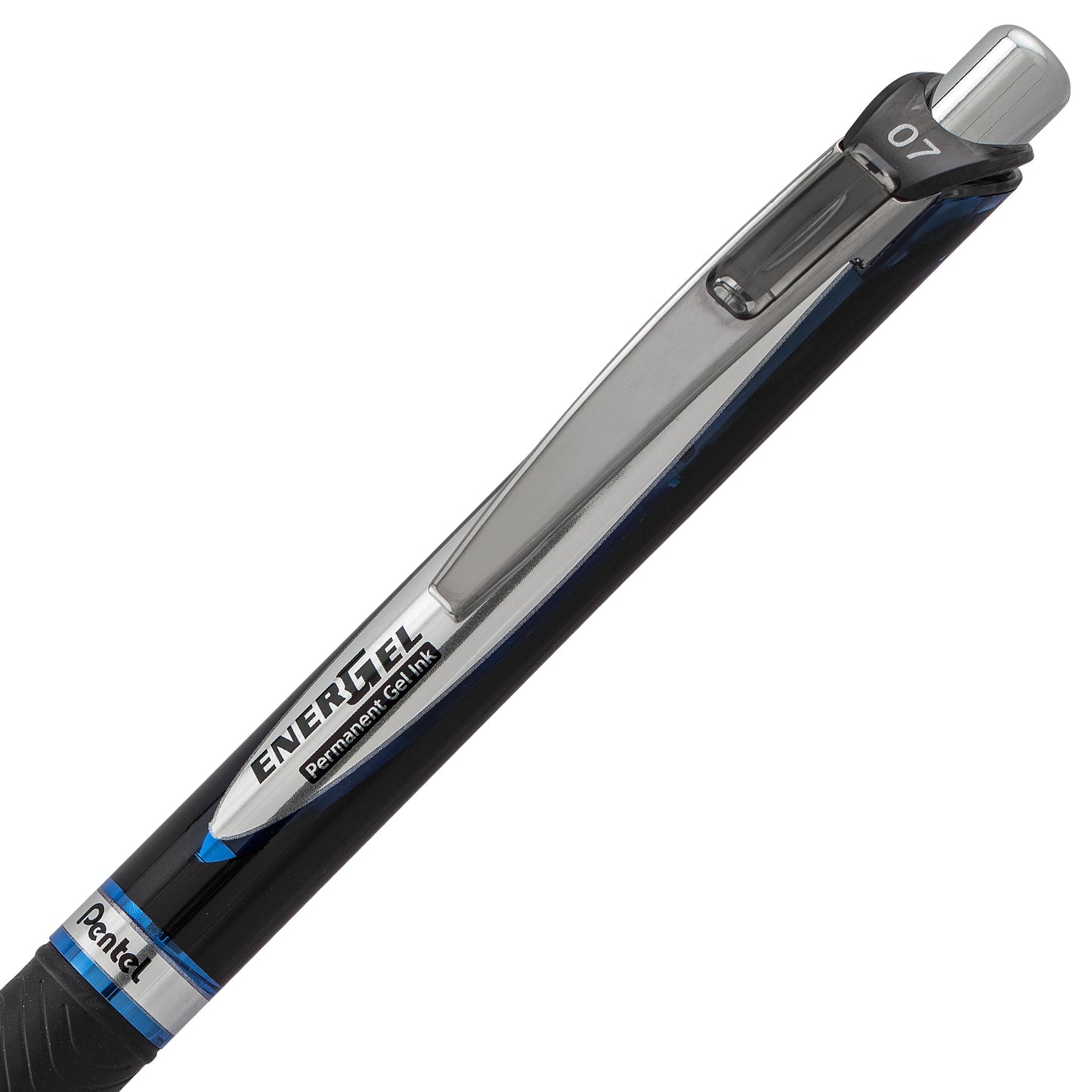 Pentel EnerGel PRO Permanent Gel Pen, (0.7mm) Medium Line, Blue Ink (BLP77-C), 48 Dozen