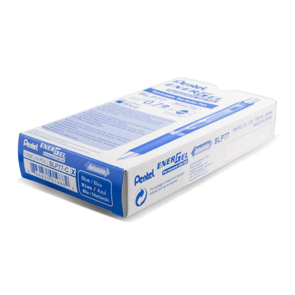 Pentel EnerGel PRO Permanent Gel Pen, (0.7mm) Medium Line, Blue Ink (BLP77-C), 48 Dozen