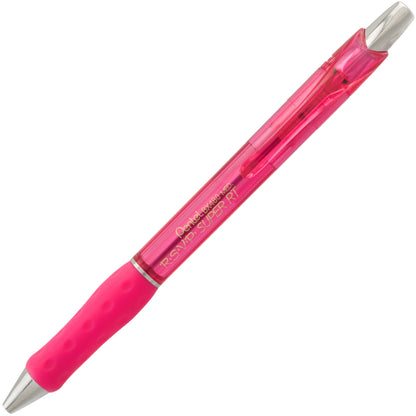 RSVP Super RT Ballpoint Pen, (1.0mm) Medium Line, Pink Ink (BX480-P)