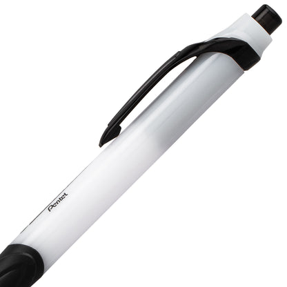 Pentel GlideWrite Ballpoint Pen with TechniFlo Ink, (1.0mm) Medium Line, Black (BX910-A)