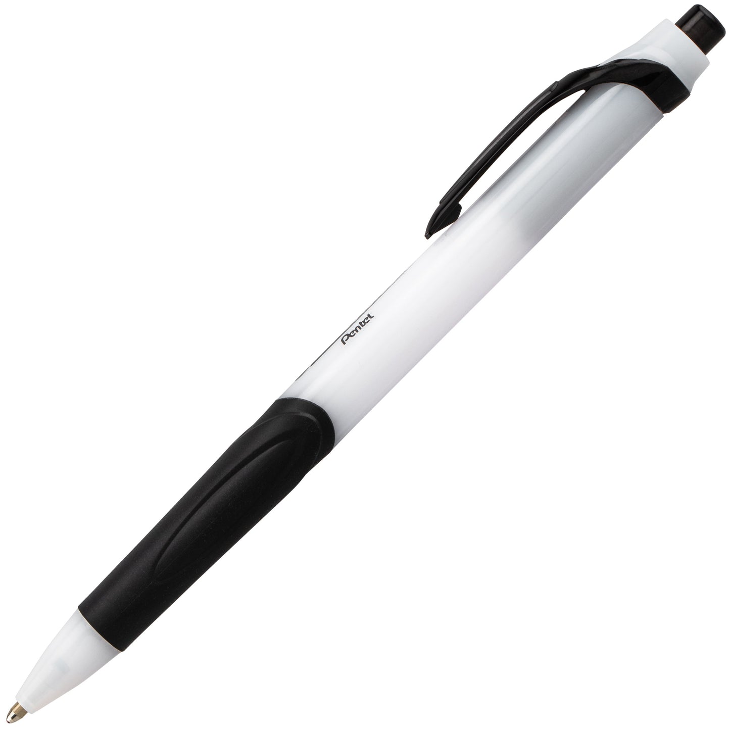 Pentel GlideWrite Ballpoint Pen with TechniFlo Ink, (1.0mm) Medium Line, Black (BX910-A)