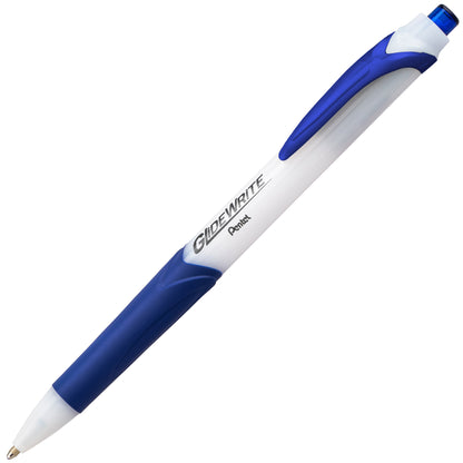 GlideWrite Ballpoint Pen with TechniFlo Ink, (1.0mm) Medium Line, Blue (BX910-C)