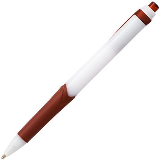 GlideWrite Ballpoint Pen with TechniFlo Ink, (1.0mm) Medium Line, Brown Ink (BX910-E)