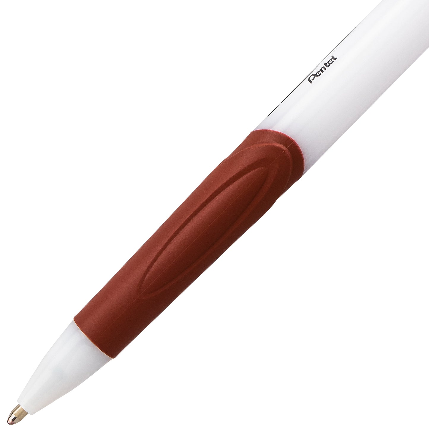 GlideWrite Ballpoint Pen with TechniFlo Ink, (1.0mm) Medium Line, Brown Ink (BX910-E)