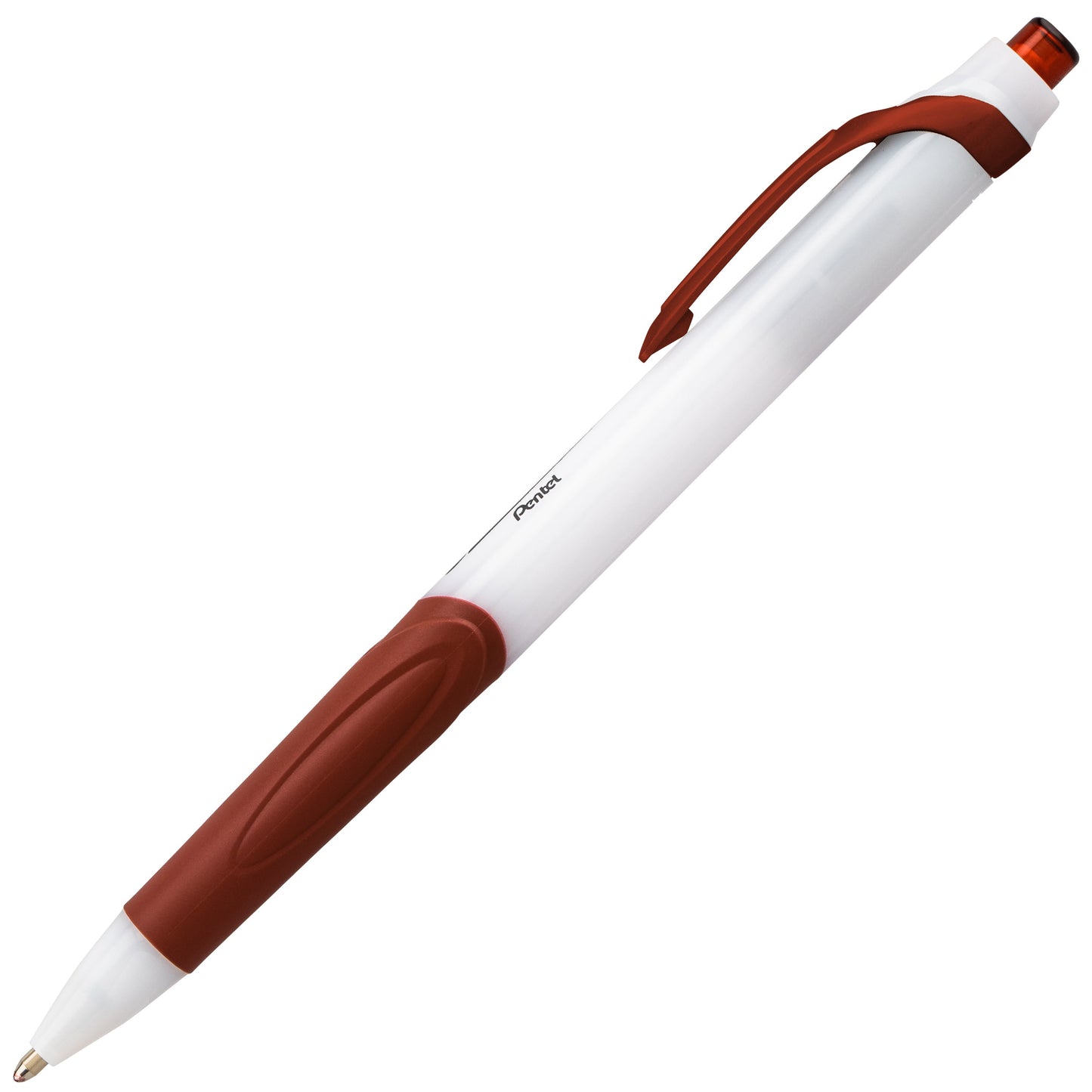 GlideWrite Ballpoint Pen with TechniFlo Ink, (1.0mm) Medium Line, Brown Ink (BX910-E)