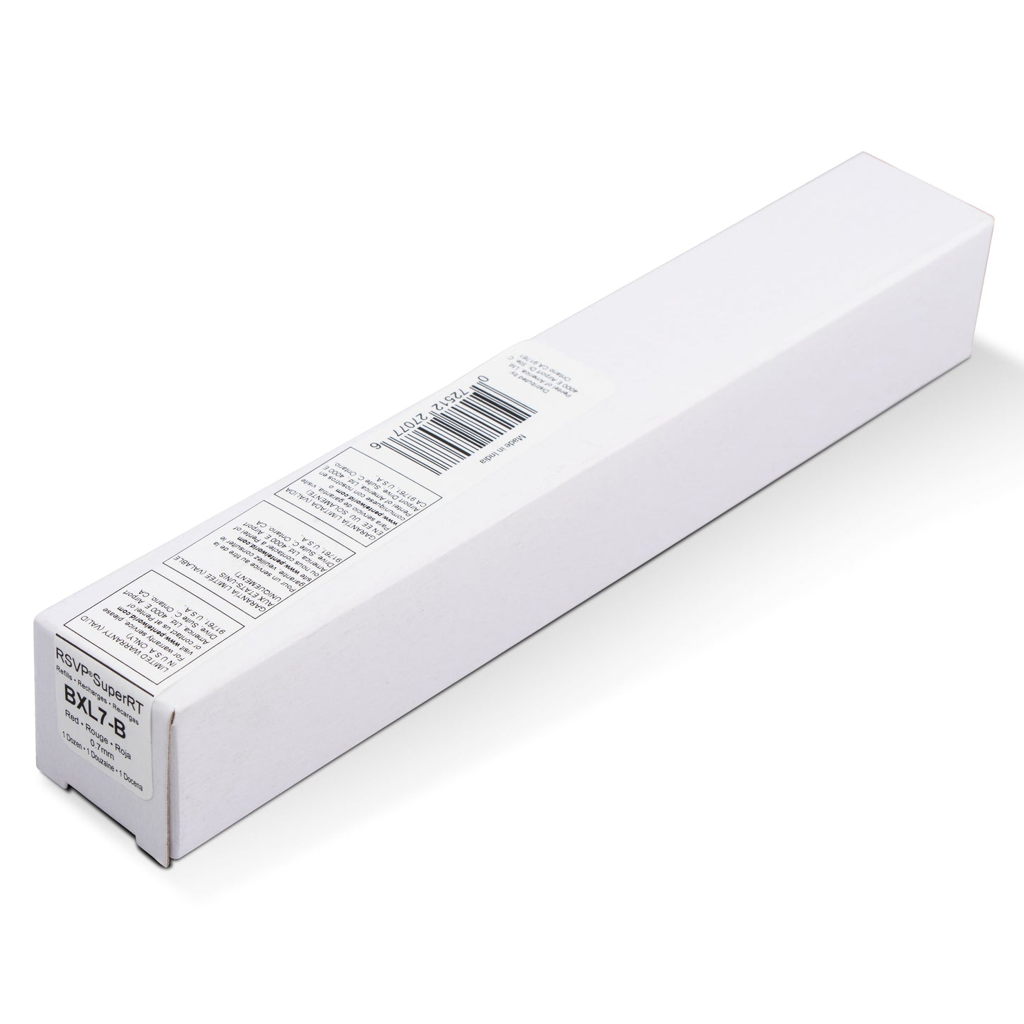 Refill Ink - For BX477 RSVP SUPER RT Ballpoint Pen, (0.7mm) Fine Line, Red Ink, 2-Pk pouch (BXL7-B)