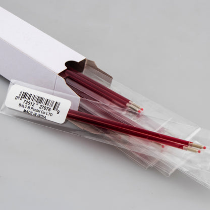 Refill Ink - For BX477 RSVP SUPER RT Ballpoint Pen, (0.7mm) Fine Line, Red Ink, 2-Pk pouch (BXL7-B)