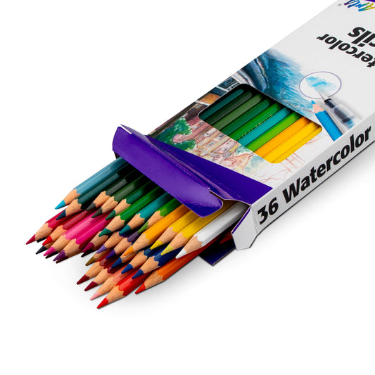 Pentel Arts Watercolor Pencil Set - Assorted Colors, 36-Pack (CB9-36)