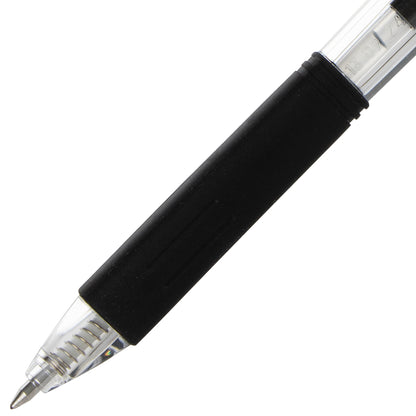 Wow! Gel Retractable Gel Pen, (0.7mm) Medium Line, Black Ink (K437-A)