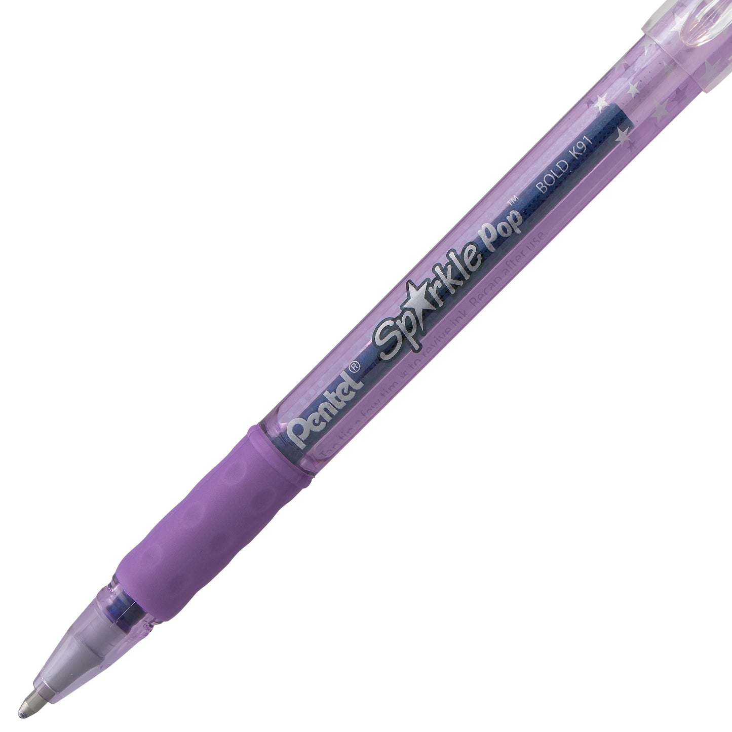 Sparkle Pop Metallic Gel Pen, (1.0mm) Bold Line, Violet-Blue Ink (K91-DV)