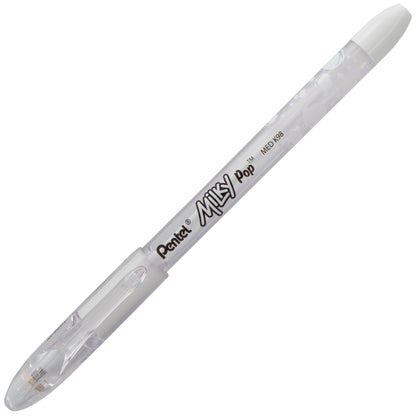 Milky Pop Pastel Gel Pen, (0.8mm) Medium Line, White Ink (K98-W)