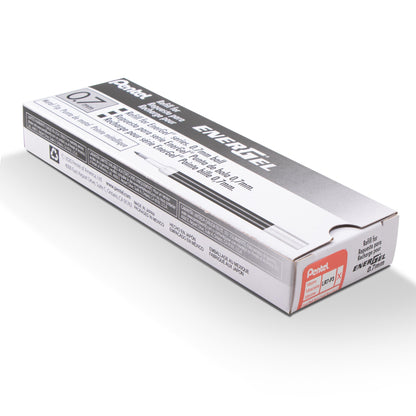 Refill Ink - For EnerGel Gel Pen, 0.7mm Metal Tip, Medium, Coral Pink Ink (LR7-P3)