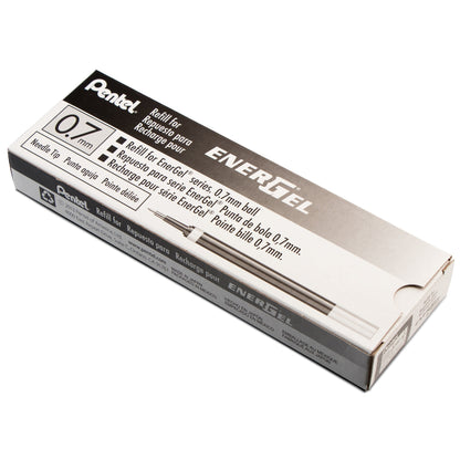 Pentel Refill Ink - For EnerGel Gel Pen 0.7mm Needle Tip, Medium, Black Ink (LRN7-A), 48 Dozen