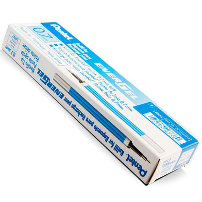 Pentel Refill Ink - For EnerGel Gel Pen 0.7mm Needle Tip, Medium, Blue Ink (LRN7-C)