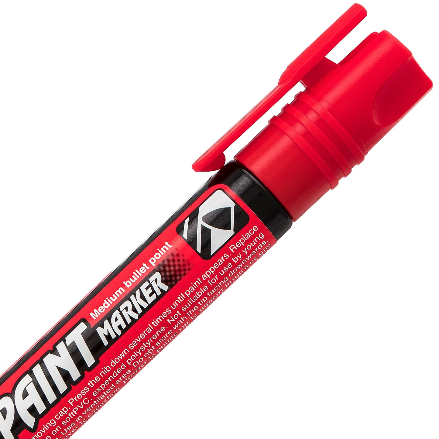 Paint Markers, Medium Bullet Point, Red Ink (MMP20-B)