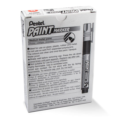 Paint Markers, Medium Bullet Point, Red Ink (MMP20-B)